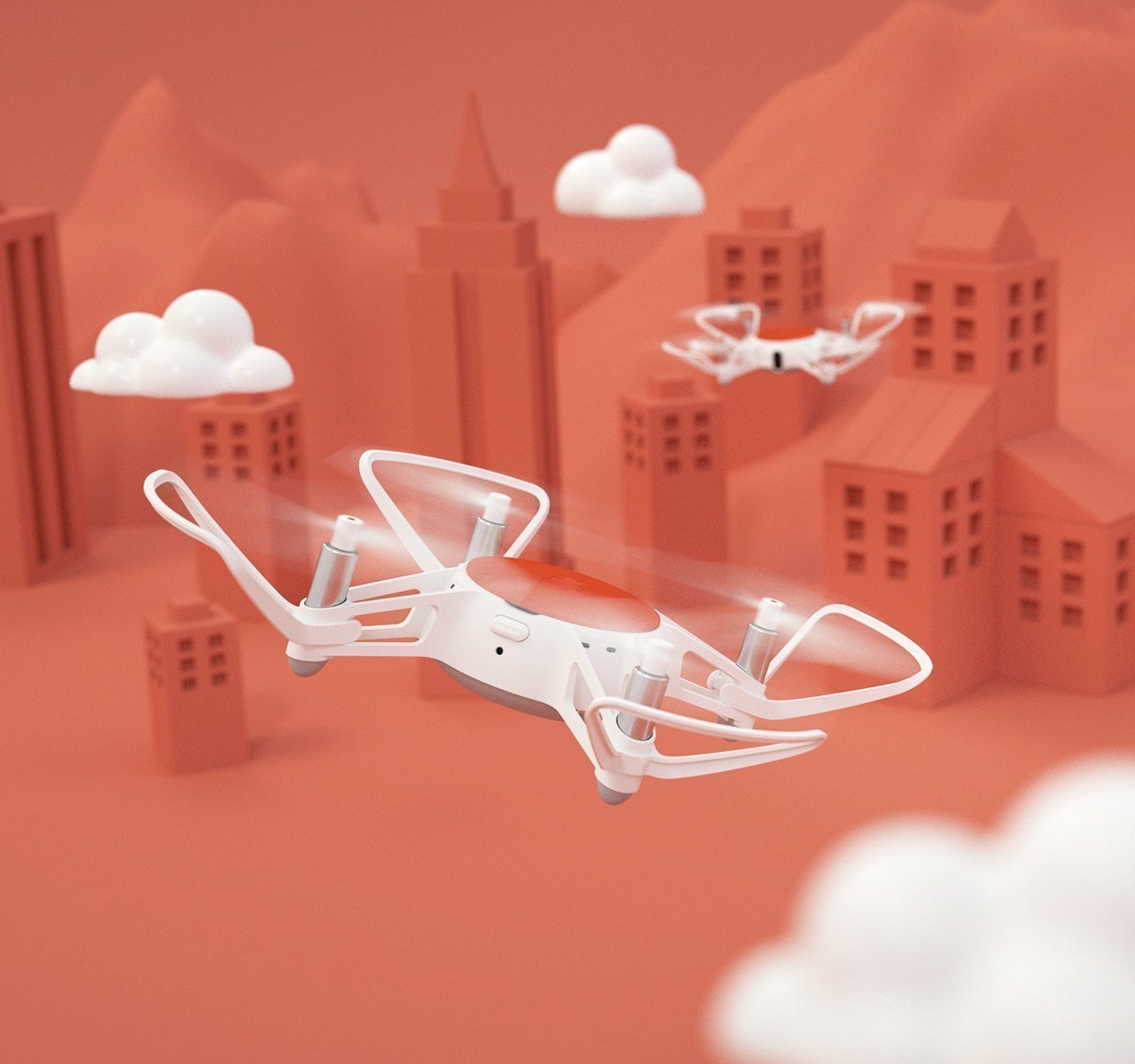 Квадрокоптер Xiaomi MITU Mini RC Drone 720p (White) Квадрокоптер Xiaomi MITU Mini RC Drone 720p (White)